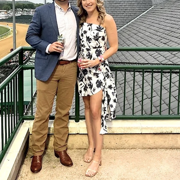 OSMAN Beetle Floral Ruffle fluttered Mini Dress cottagecore coquette womens 6 - Picture 12 of 14